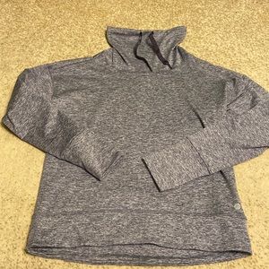 Purple Cowl Neck Sweat Shirt